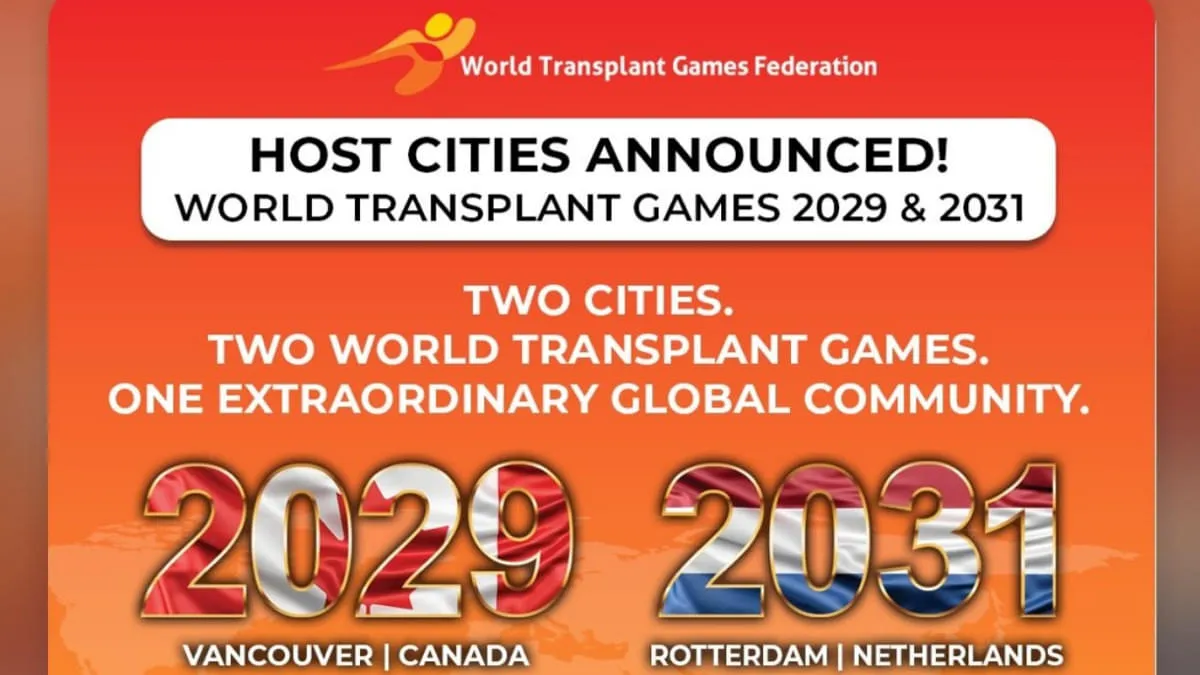 World Transplant Games 2029 / 2031 vergeben!